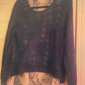 Apt 9 Women's Cardigan with attached shi r t